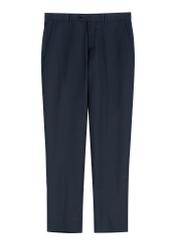 Navy blue men's trousers SPOMT-0118-7E(W26) - front product view, on white background.