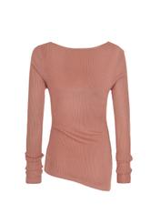 Women's asymmetrical sweater SWEDT-0114-81(Z19)-02