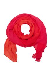 Red ombre women's scarf SZADT-0139-42(W23)-04