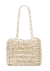 Women's beaded handbag TOREC-1144-0C(W26) - front product view, on white background.