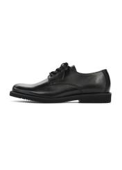 Black leather men's shoes BUTYM-0501-99(W25)-012