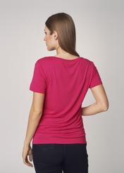 Pink Women's T-shirt with oriole TSHDT-0078-31(Z21)-02