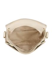 Women's small beige postbag TOREC-0880-81(W24)-05