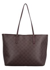 Branded women's shopper bag TOREC-1299-1P(Z26), rear view of the product on a white background.