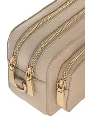 Small beige leather women's handbag TORES-1036-81(Z24)-07