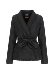 Elegancka kurtka damska ze stójką i paskiem KURDT-0297-99(Z21)-03