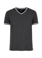 Grey Men's Chest T-Shirt TSHMT-0069-95(W24)-04