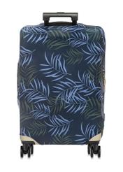 Cover with a plant motif for a medium suitcase AW-005-0024-69-M(W24)-02