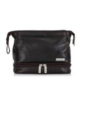 Dark brown leather men's cosmetic bag VB-206A-90(KS)-05