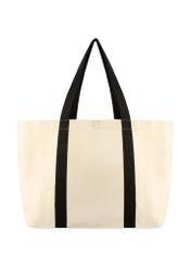 Beige cotton bag TOREN-0333-1E(W26) - product view from the back, on a white background.