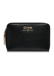 Black medium leather women's wallet PORES-0931-99(Z24)