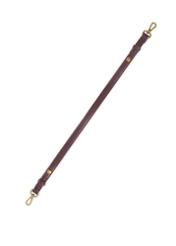 Burgundy women's shoulder bag TOREC-1245-4D(Z26). View of the strap on a white background.