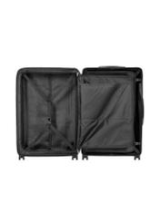 Large suitcase on wheels WALAB-0073-2X-28(W26), product view inside on white background.