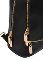 Black leather women's backpack PLCDS-0004-99(W25)