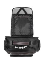Black spacious men's backpack TORMN-0378-98(Z25), product view from above on a white background.