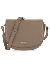Brown leather women's postbag TORES-0972-80(W24)-01