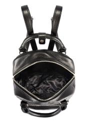 Women's leather backpack TORES-1146A-99(Z25) - top view of the product on a white background.