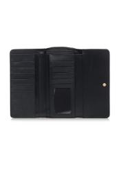 Large black croco women's wallet POREC-0351-97(Z24)-04