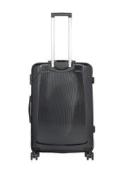 Large suitcase on wheels WALPC-0014-99-28(W26), product view from the back on a white background.