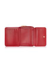 Small red leather women's wallet PORES-0802E-41(Z24)-06