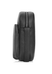 Black leather men's bag TORMS-0454-99(W25)-04