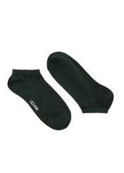 Men's short green socks SKAMT-0151A-55(W24)-01