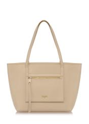 Women's leather shopper bag TORES-0925-81(W23)-01