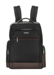 Black large men's backpack TORMN-0435-9J(Z26) - front product view, on white background.