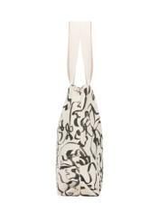 Women's cotton floral bag TOREN-0289-1P(W26), side product view on a white background.