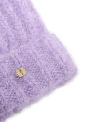 Light purple women's wool hat CZADT-0205-6A(Z26), close-up of the product detail on a white background.
