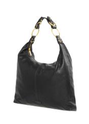 Women's leather shoulder shopper bag TORES-1335-9I(Z26), diagonal product view on a white background.