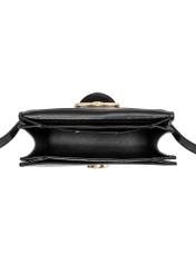 Black small croco women's handbag TOREC-1009-97(W25)-06