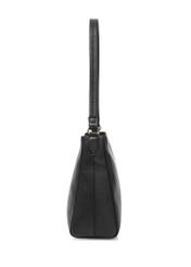 Leather black women's hobo bag TORES-0975D-99(W25)-04