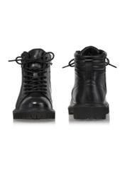 Black leather men's boots BUTYM-0472-99(Z24)-06