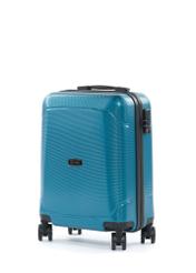 Small suitcase on wheels WALPC-0014-7B-19(W26), diagonal product view on a white background.