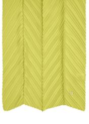 Women's lime green scarf with crinkle SZADT-0157-52(W24)-03