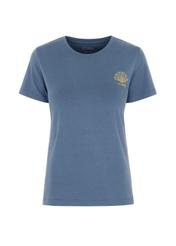 Blue Printed Women's T-shirt TSHDT-0089-69(W22)-02