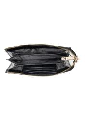 Black large croco leather handbag TORES-1132E-99(Z25)