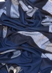 Men's winter checkered scarf SZAMT-0078-7I(Z26) - close-up of detail, on white background.