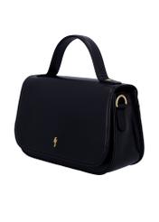 Small elegant leather women's handbag TORES-1332-99(W26), diagonal product view on a white background.