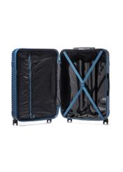 Large wheeled suitcase WALAB-0040-7H-28(W26) – interior view, on a white background.