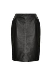 Women's pencil leather skirt SPCDS-0031-5010(W21)-02