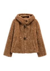 Women's wool fur coat FUTDW-0042-1D(Z26)