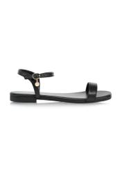 Leather black classic sandals BUTYD-1055-99(W24)-01