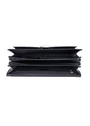 Black leather document folder VB-203A-99(KS)-06