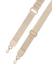 Small beige women's handbag TOREC-1174-1B(W26), close-up view of the product detail on a white background.