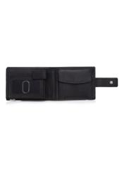 Black leather men's wallet PORMS-0144-99(Z23)-04