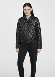 Black transitional women's jacket KURDT-0564-99(W25)-04