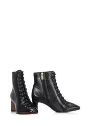 Women's leather boots on a post BUTYD-0809A-99(Z23)-04