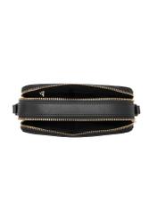 Black small women's handbag TOREC-1172-99(W26), product view inside on white background.